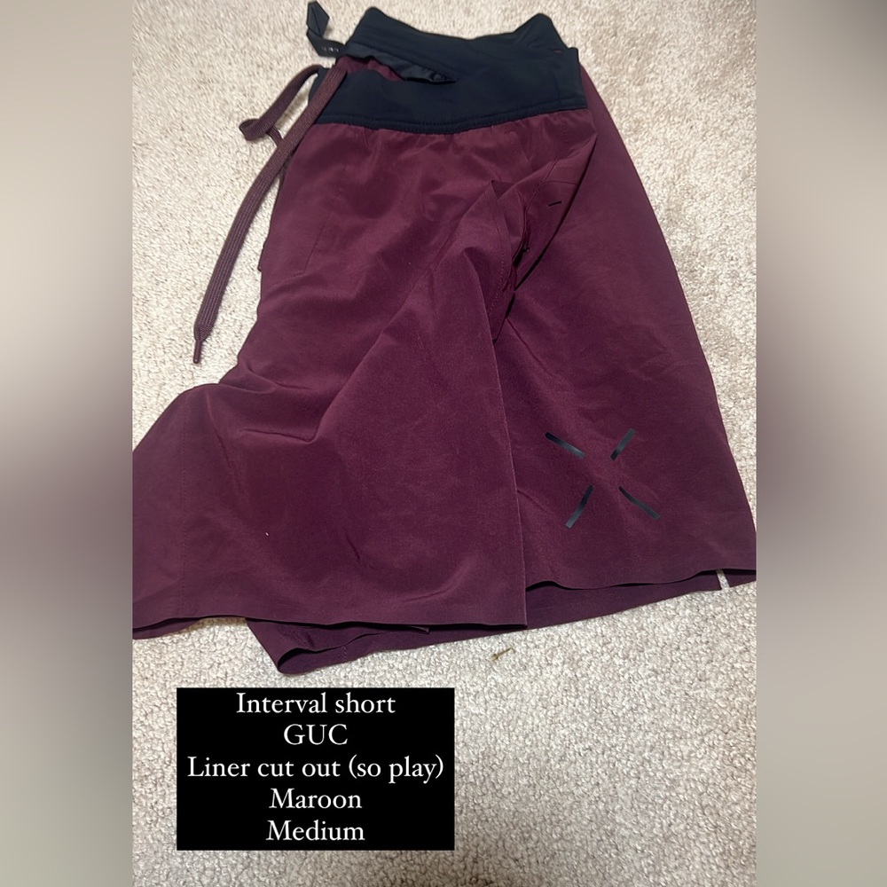 Ten thousand interval short, GUC, liner cut out, med